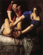 Artemisia Gentileschi Judith Beheading Holofernes oil